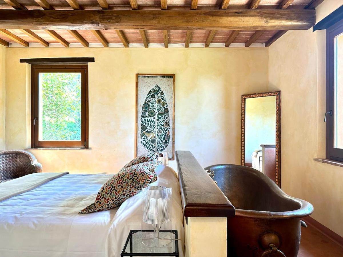 Tartagli Luxury Villa With Pool - A Fontanaro Property Paciano Exterior photo